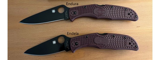 Spyderco Endura vs Endela Comparison