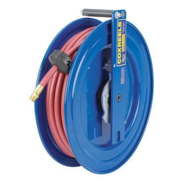 Cox Reels Series 1175 hand crank hose reel for 1 inch I.D. (1-7/16 O.D.) X  125 feet and up to 3000 PSI max working pressure