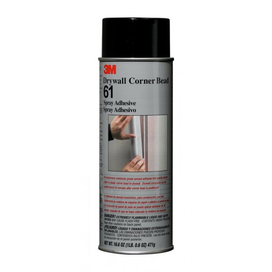 3M Drywall Corner Bead 61 Spray Adhesive