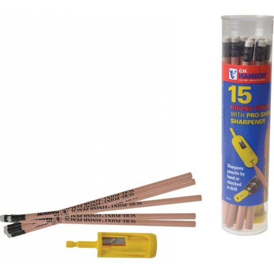 C.H.Hanson Lumber Crayon, Yellow, 2-Pk.