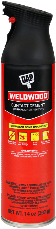 DAP  Weldwood Nonflammable Contact Cement - 1 qt bucket