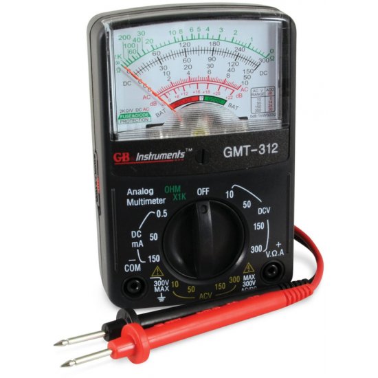 DM6800 Digital Multimeter, Thin, Autoranging, 600 V AC/DC, 10A Current,  Continuity, Resistance