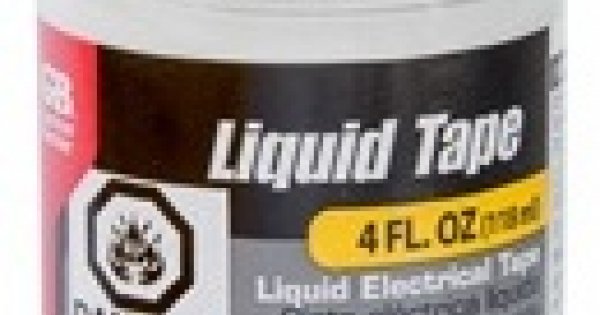 GB LTW-400 Liquid Electrical Tape, Liquid, White, 4 oz Bo
