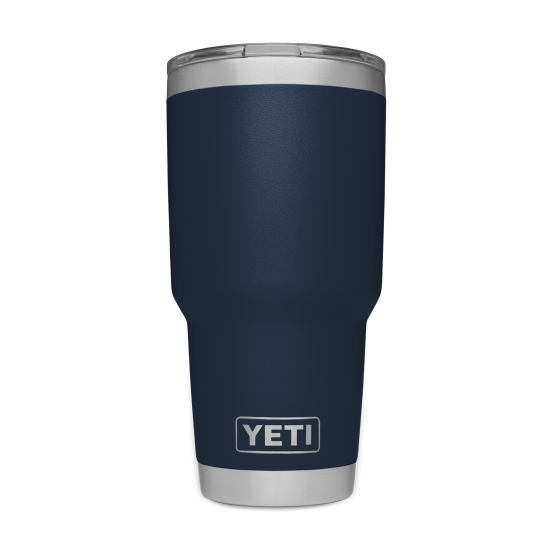 YETI Rambler 30oz Travel Mug, Vacuum Insulated with Stronghold Lid-Navy