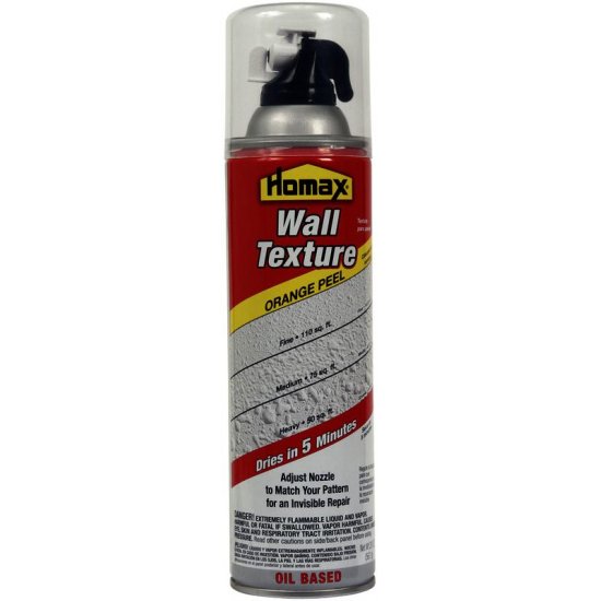 Homax Orange Peel Oil Based Drywall Spray Texture - 20 oz aerosol can