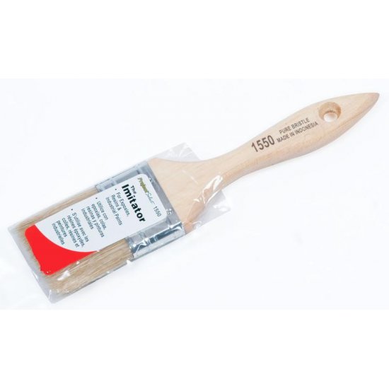 Linzer 1.5 Wood Oil-Based Stains & Finishes Flat Paint Brush 