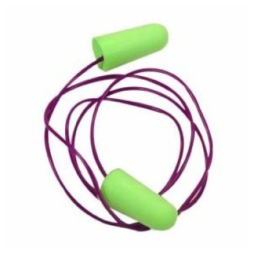 Moldex Pura-Fit Corded Disposable Ear Plugs - Green (Box of 100 Pairs)