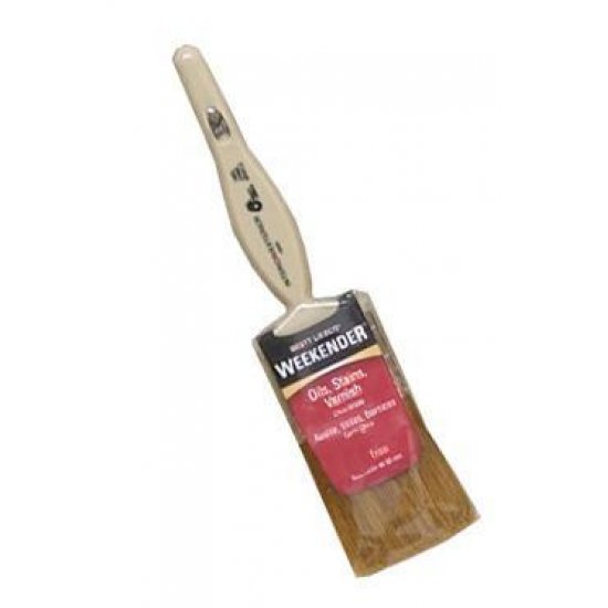 Wooster 1-1/2 Angle Sash Paint Brush, Polyester Bristle, Plastic Handle  P3970-1 1/2