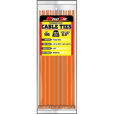 Pro Tie OR8SD100 8 100PK CABLE TIES  