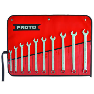 Proto® 10 Piece Satin Metric Combination ASD Wrench Set - 12 Point