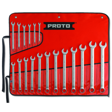 Proto® 18 Piece Satin Metric Combination ASD Wrench Set - 12 Point