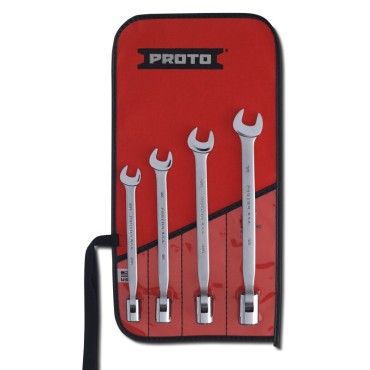 Proto® 4 Piece Flex-Head Wrench Set - 12 Point