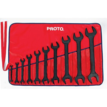 Proto® 10 Piece Black Oxide Open-End Wrench Set