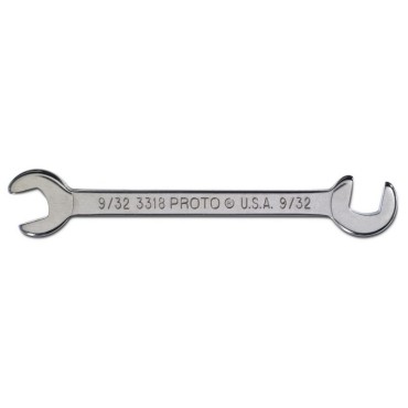 Proto® Short Satin Angle Open-End Wrench - 9/32