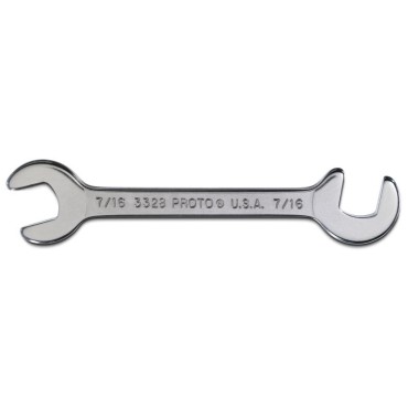 Proto® Short Satin Angle Open-End Wrench - 7/16