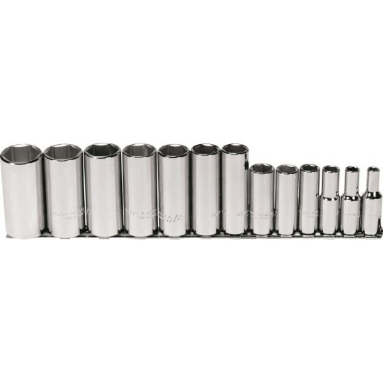 Proto® 3/8" Drive 13 Piece Deep Socket Set 6 Point