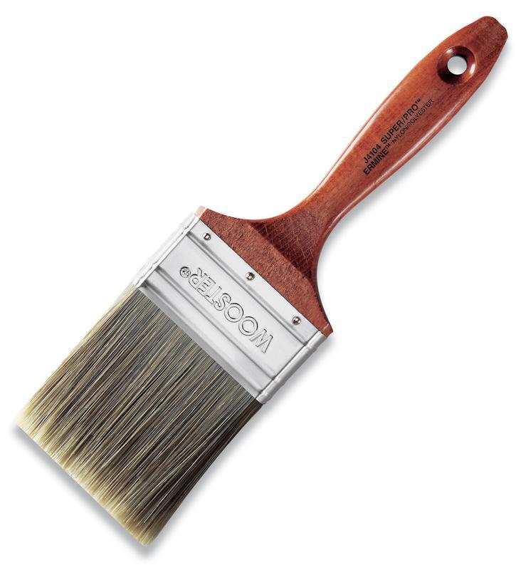 WOOSTER BRUSH 4424-2 1/2 FTP Angled Thin Paint Brush, 2-1/2 in