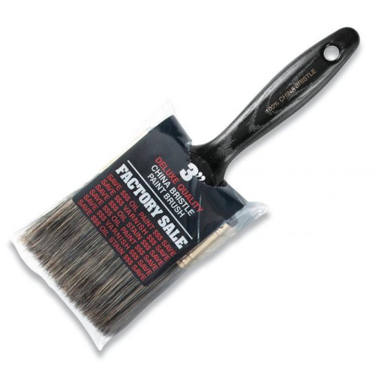 4 in. White China Bristle Flat Chip Brush 1500-4 - The Home Depot