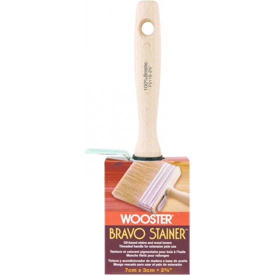 Wooster 4 in. Bravo Stainer Bristle Brush