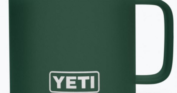 YETI Rambler 14-fl oz Stainless Steel Mug, Northwoods Green at