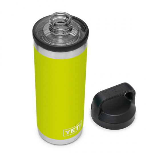 YETI Rambler 12 oz Insulated BOTTLE with HotShot Cap - Chartreuse NEW