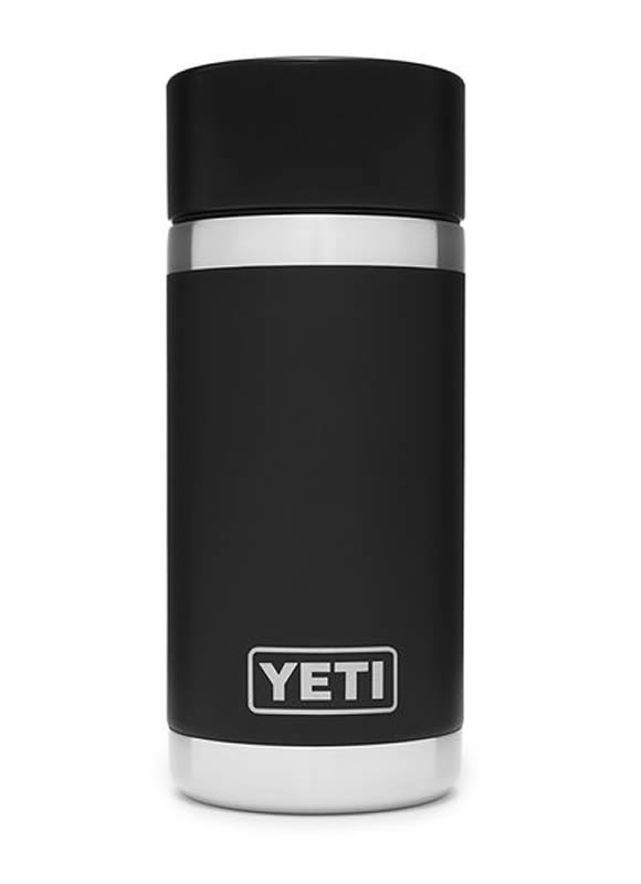 YETI Rambler Bottle, with Hot Shot Cap - BLACK . 354ml, 12oz