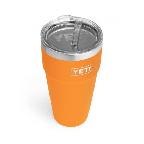 Yeti Rambler 26oz Stackable Cup with Straw Lid - Nordic Blue