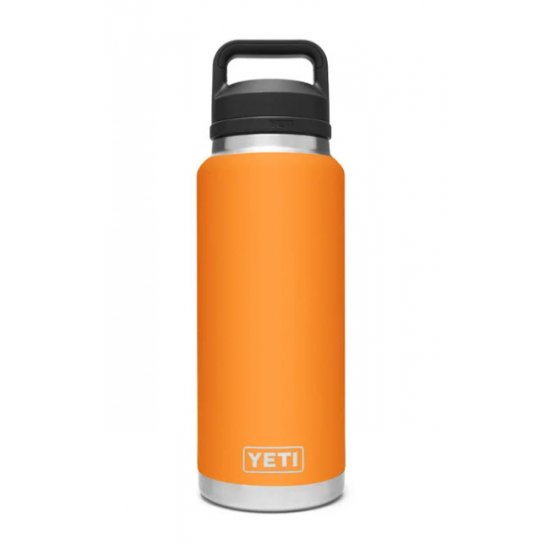 YETI Rambler Bottle - 36 oz. - Chug Cap - King Crab Orange - TackleDirect