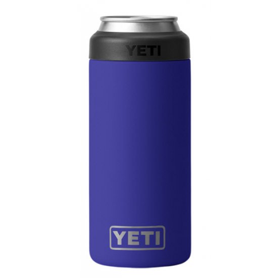 YETI Rambler Colster Slim Can Insulator - Offshore Blue