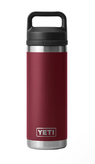 Yeti Rambler 18oz Bottle Harvest Red/ Chug Lid