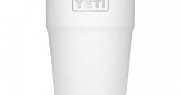 Yeti - 26 oz Rambler Stackable Cup with Straw Lid White