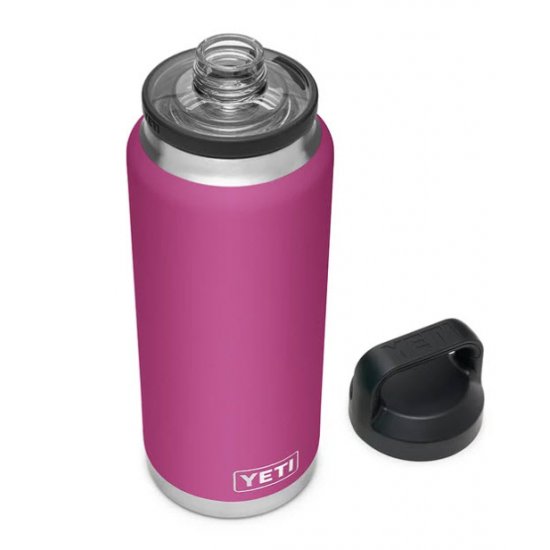 YETI Rambler Bottle - 36 oz. - Chug Cap - Prickly Pear Pink