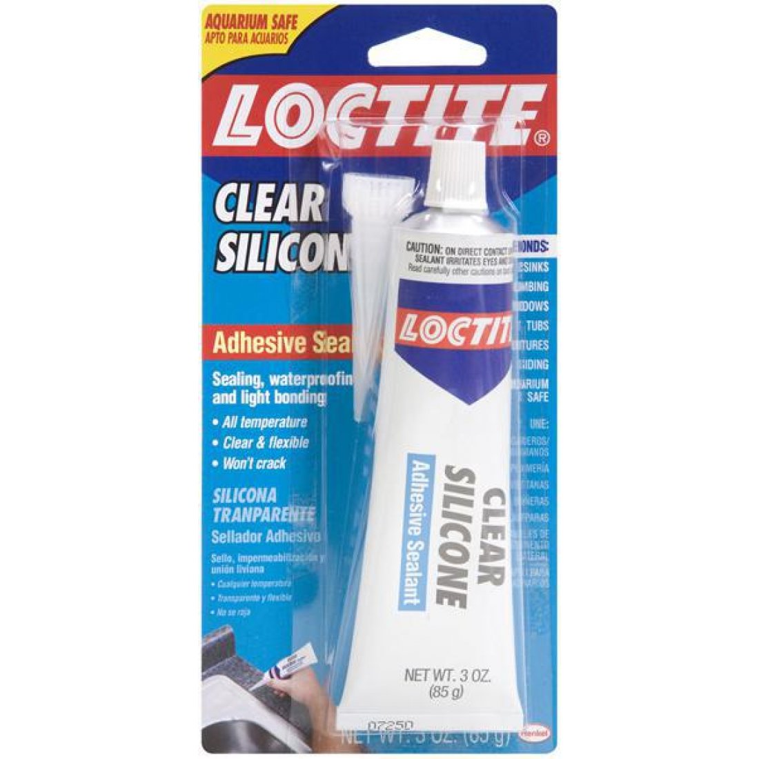 Wylaco Supply | Henkel Corp 908570 2.7oz CLEAR SILICONE