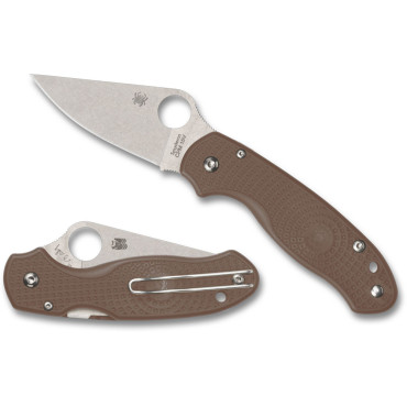 Spyderco C223PBN15V Para 3 Lightweight Brown 15V Sprint Run