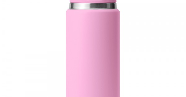 YETI Rambler 26 oz Bottle, Vacuum Insulated, Stainless Steel with Straw  Cap, Power Pink