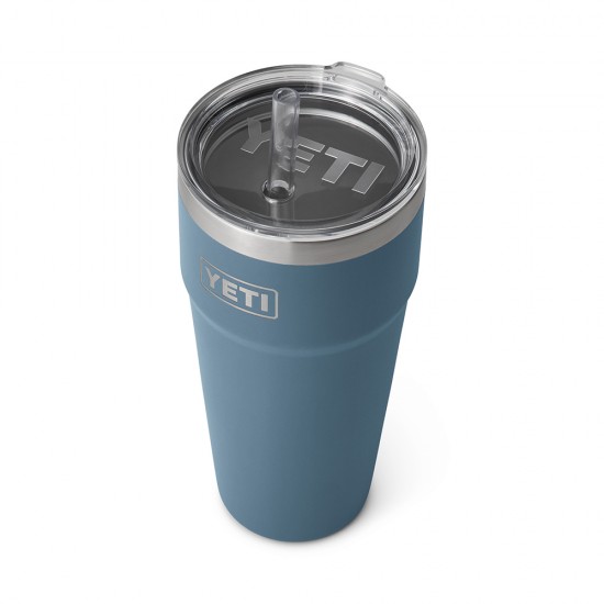 YETI Rambler 26 Oz Straw Bottle Reef Blue