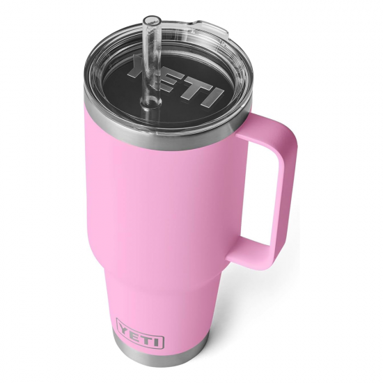 YETI Rambler Cup - 26 oz. - Straw Lid - Bimini Pink