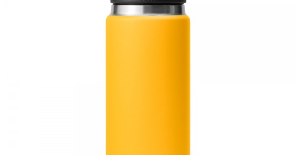  YETI Rambler 26 oz Bottle, Vacuum Insulated, Stainless Steel  with Chug Cap, Alpine Yellow: Home & Kitchen