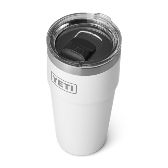 YETI Rambler 16 oz Stackable Pint, Vacuum Insulated, Stainless Steel with  MagSlider Lid, Rescue Red