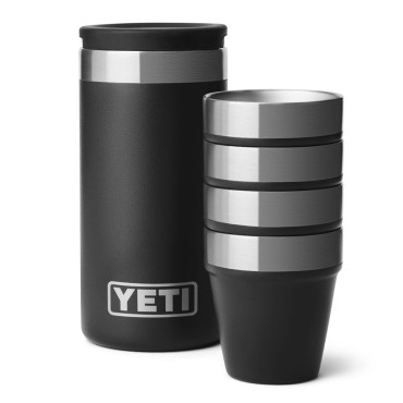 Yeti Shot Glasses with Case Black