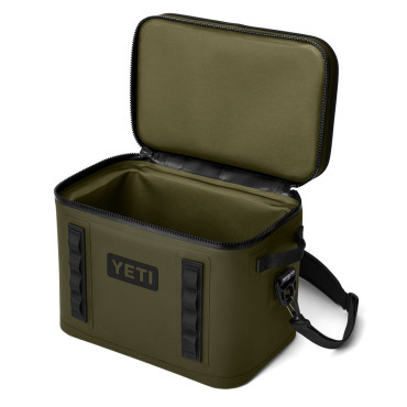 YETI Hopper Flip 18 Soft Cooler Olive & Black