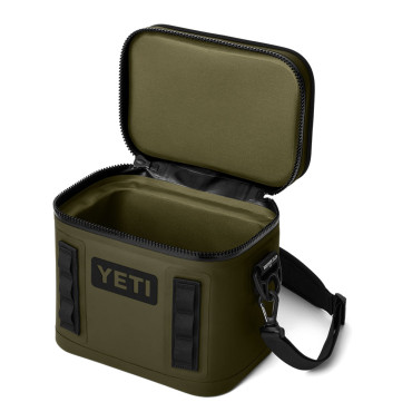 YETI Hopper Flip 8 Soft Cooler Olive & Black