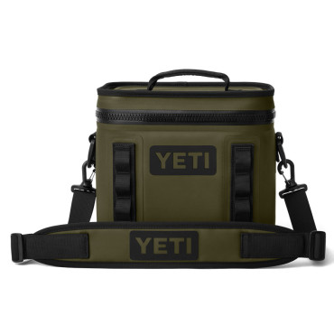 YETI Hopper Flip 8 Soft Cooler Olive & Black