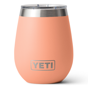 Yeti Rambler 10 oz Wine Tumbler Peach