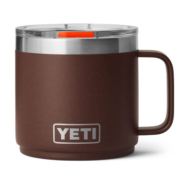 Yeti Rambler 14 oz. Stackable Mug 2.0 Wetlands Brown