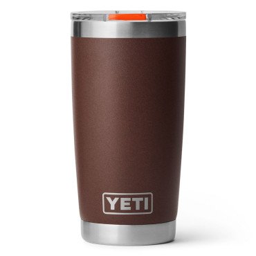 YETI Rambler 20 oz Tumbler MS Wetlands Brown