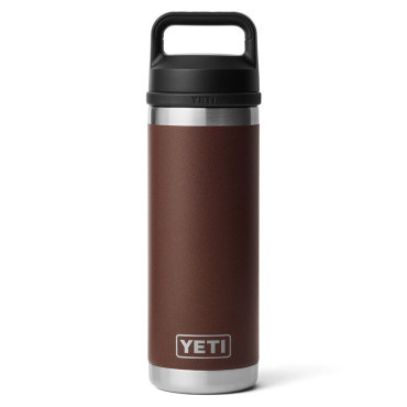 Yeti Rambler 18 Oz Bottle with Chug Cap Wetlands Brown