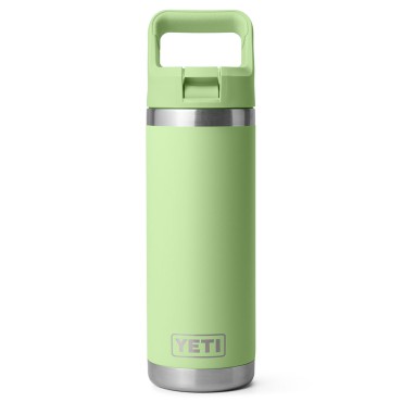 Yeti Rambler 18 Oz Bottle Color Matched Straw Cap Key Lime