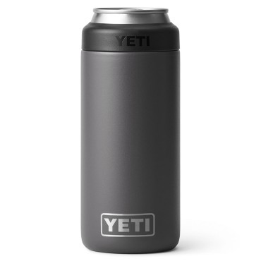 Yeti Rambler 12 oz Colster Slim Can Insulator Charcoal