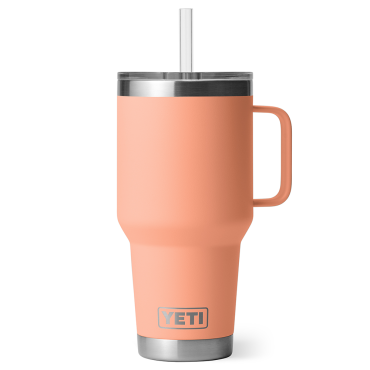 YETI Rambler 35 oz Straw Mug Peach